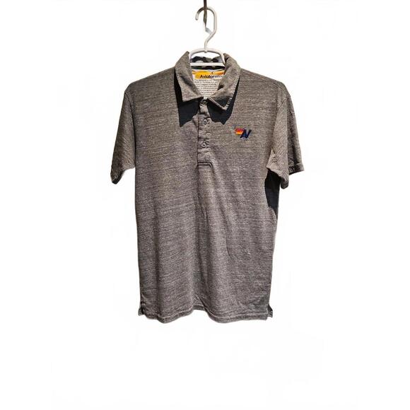 AVIATOR NATION POLO - HEATHER GREY size S - Picture 1 of 6